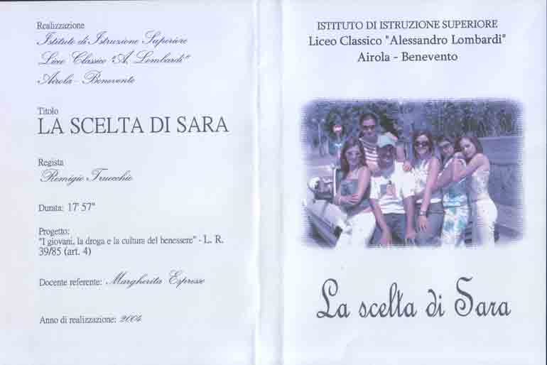 www.ilcorto.it La scelta di Sara