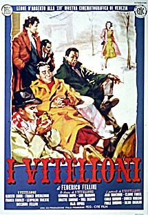 I vitelloni di Federico Fellini - locandina